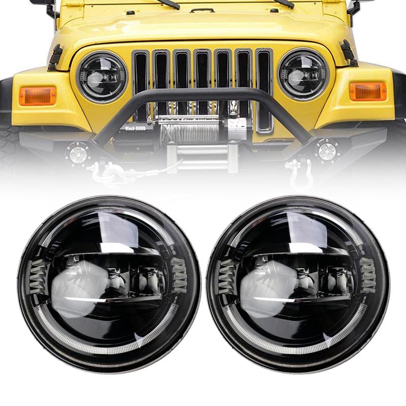 Jeep Halo Headlight High/Low Beam With Turn Signal