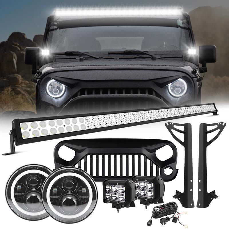 Jeep Wrangler JK Lights Mega Bundle
