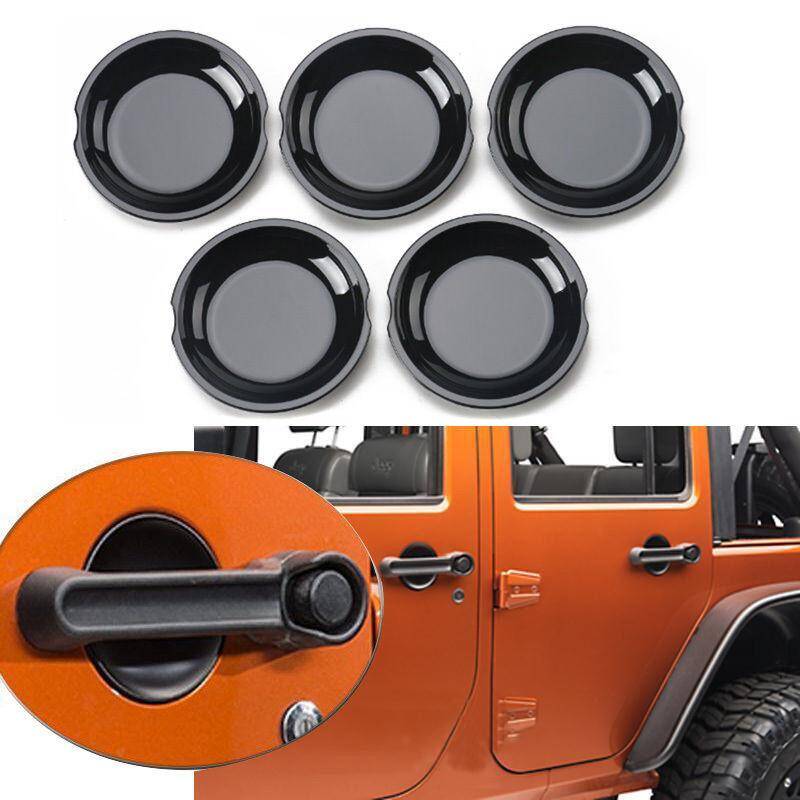 Jeep Wrangler 4 Door Black Door Handle Recess Guard Bowl