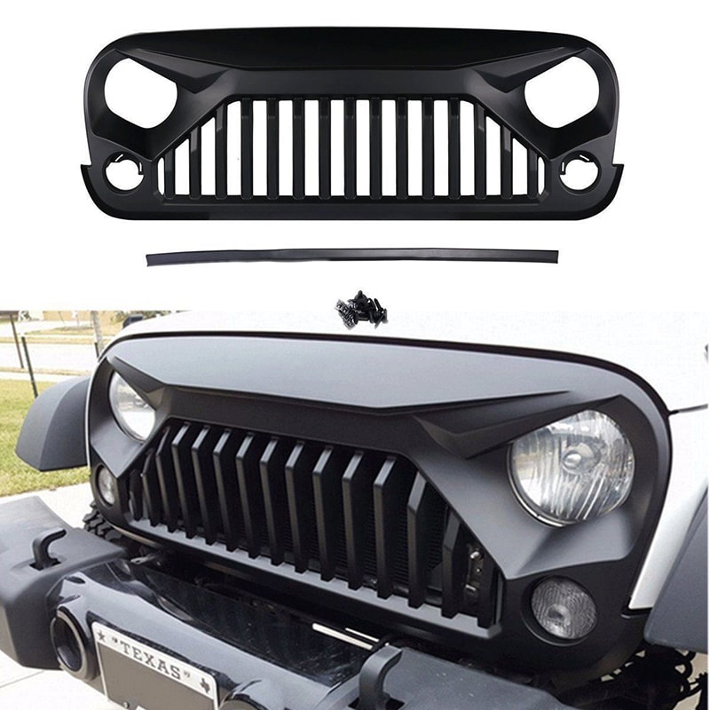 ABS Jeep Wrangler Angry Grill