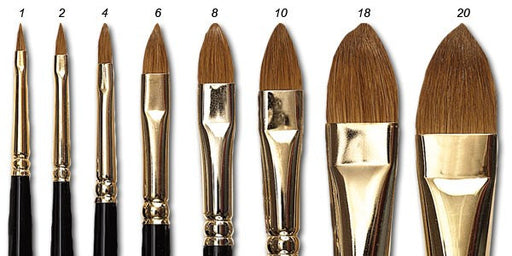 Silver Brush Renaissance® Pure Kolinsky Sable Brushes