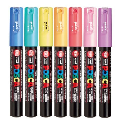 Posca Markers, Soft Colors Set of 8, Medium Tip