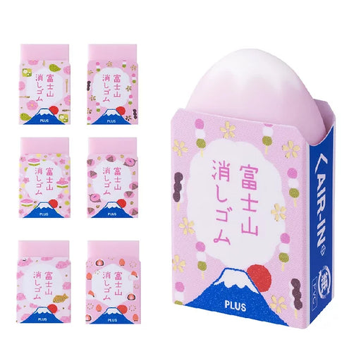 Mount Fuji Eraser Plus Air-in Plastic Eraser for Pencils Novelty