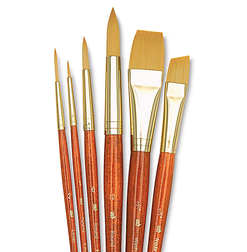 Select Mixed Media Brush Set, Angle Shaders - FLAX art & design