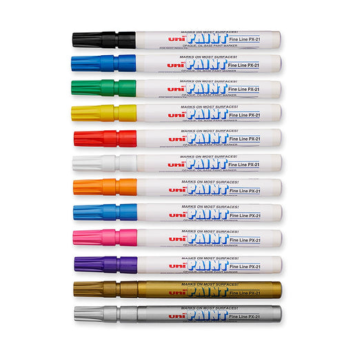 Uni Pin Fineliner Drawing Pen Set of 8, 0.3mm 1.2mm & Brush Nib 4