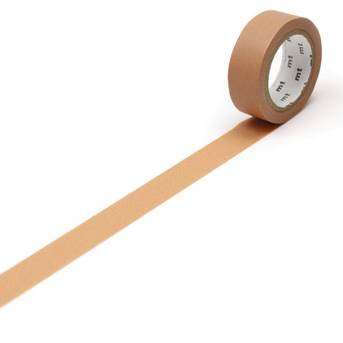  mt Cocoa Washi Masking Tape Roll - Brown : Office