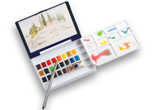 Holbein Artists' Watercolour Pan Color 36 Half Pan Set - PN698 –  Art&Stationery