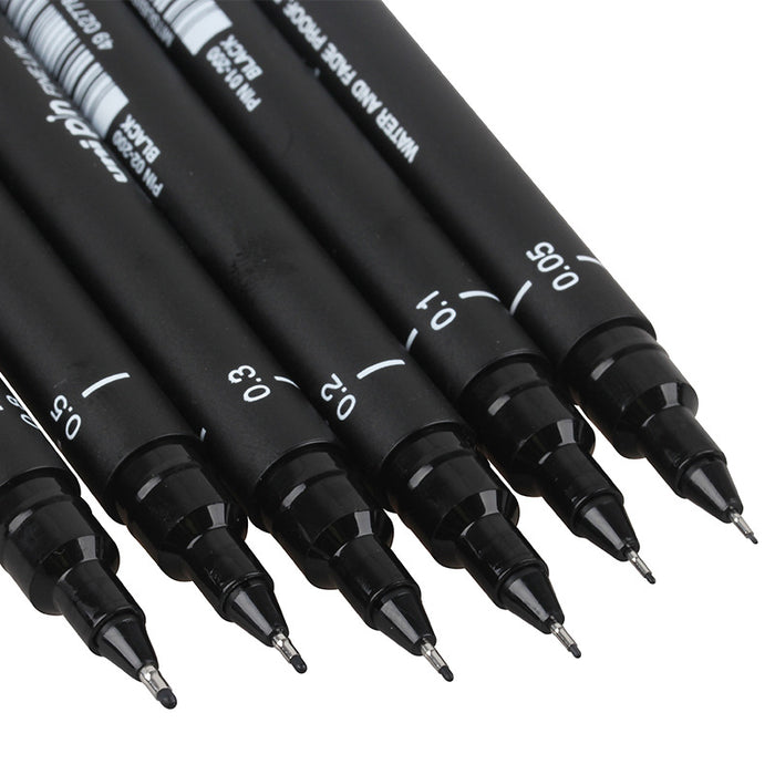 uni PIN Pigment Fine Line Drawing Pen // Black (0.05mm - 1.2mm ...