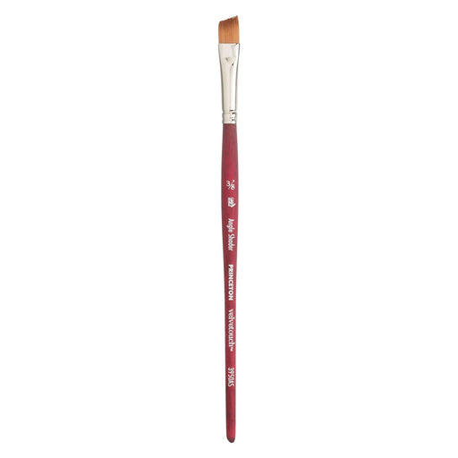 Princeton Brush Elite Synthetic Kolinsky Sable Watercolor Brush, Angle Shader, 1/4 inch