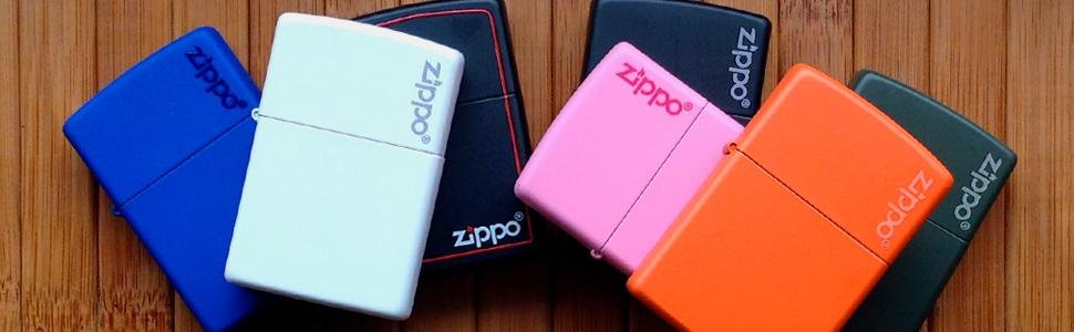 Matte Zippo Logo Lighters