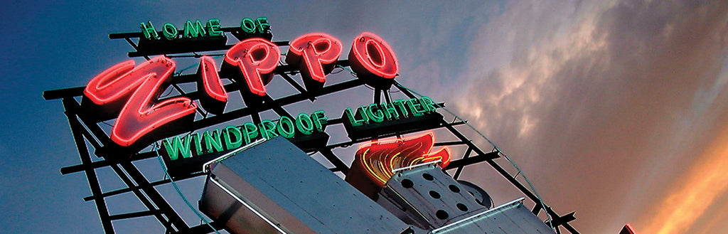 Zippo neon sign