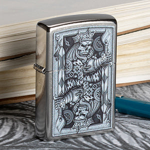 King of Spades Hand Drawn Lighter 