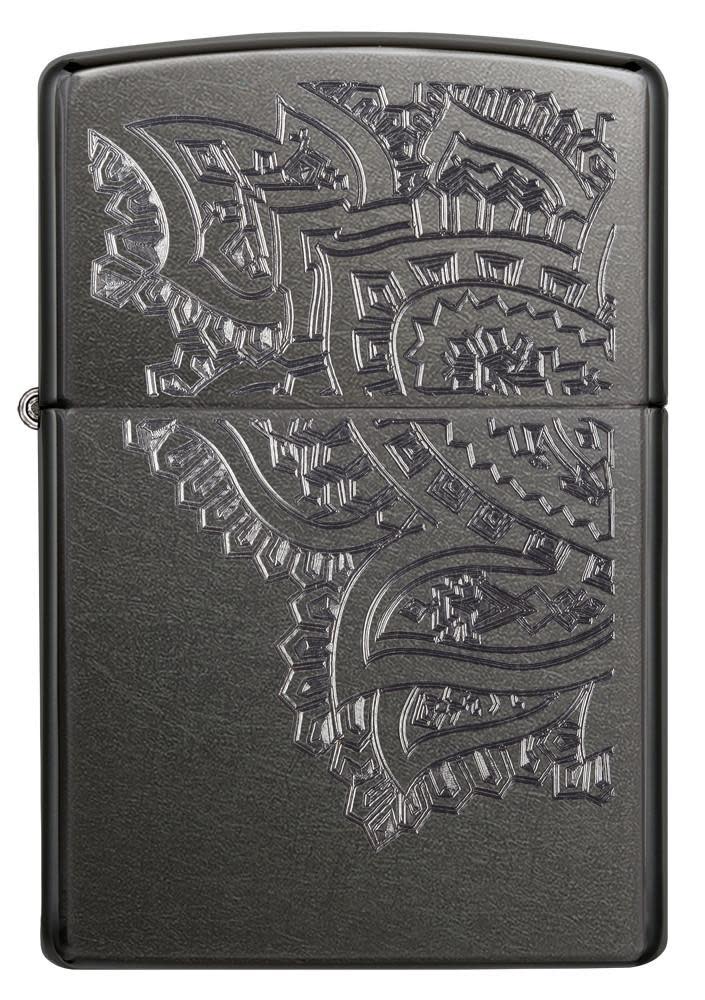 Iced Paisley Gray Dusk Windproof Lighter | Zippo USA