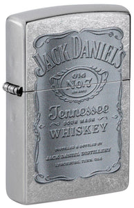 Zippo Jack Daniel's® Woodchuck Brushed Chrome Windproof Lighter