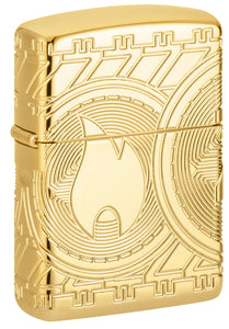 Armor® Asian Dragon 360-Degree Gold-Plate Windproof Lighter