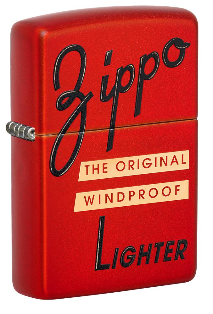 Zippo Red Box Design Red Windproof Lighter |