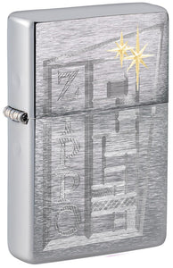 Zippo Retro Design Metallic Red Windproof Lighter | Zippo USA