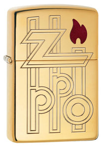 ZIPPO, Mechero a prueba de viento Tumbled Brass