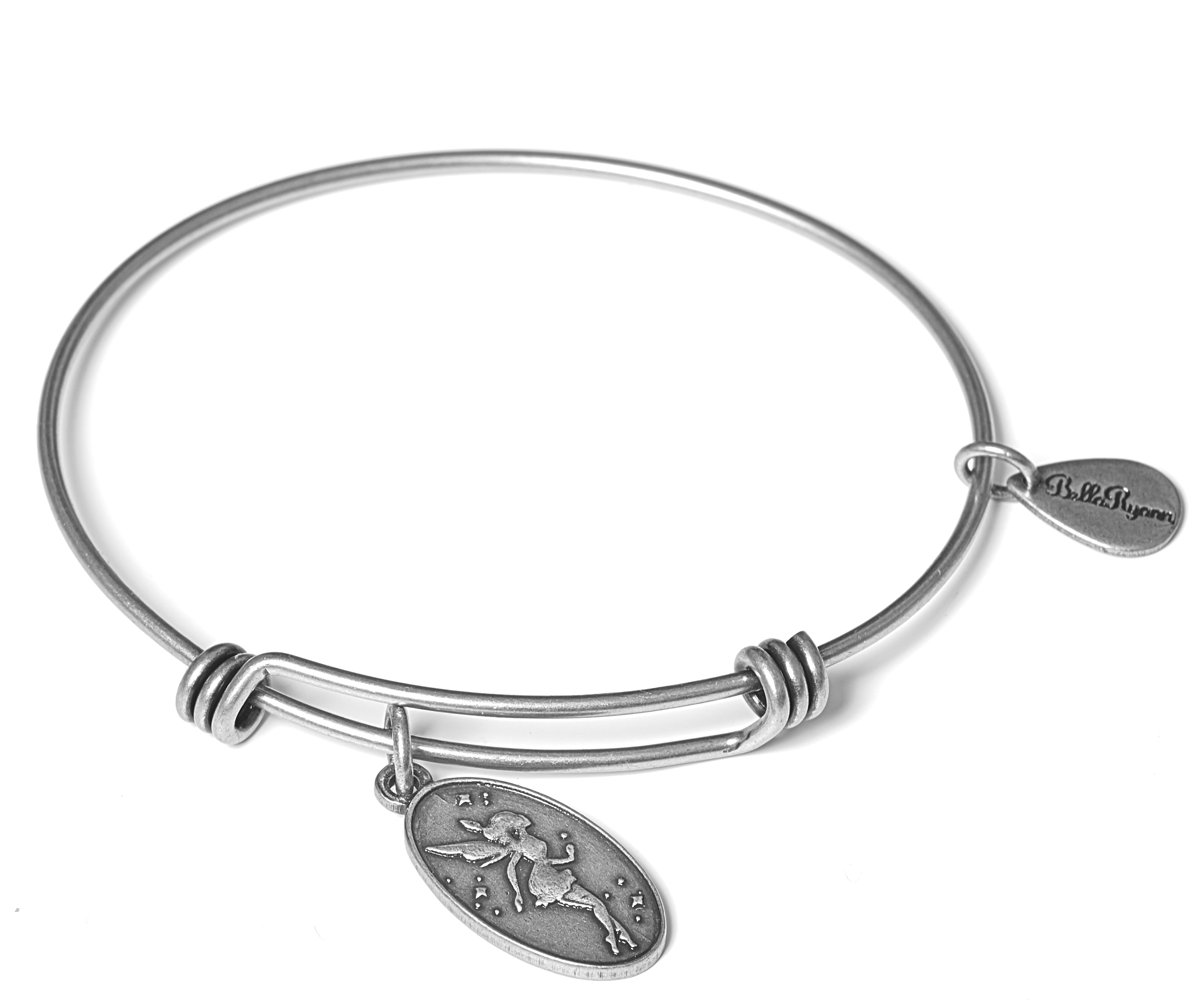 Fairy Expandable Bangle Charm Bracelet in Silver – BellaRyann