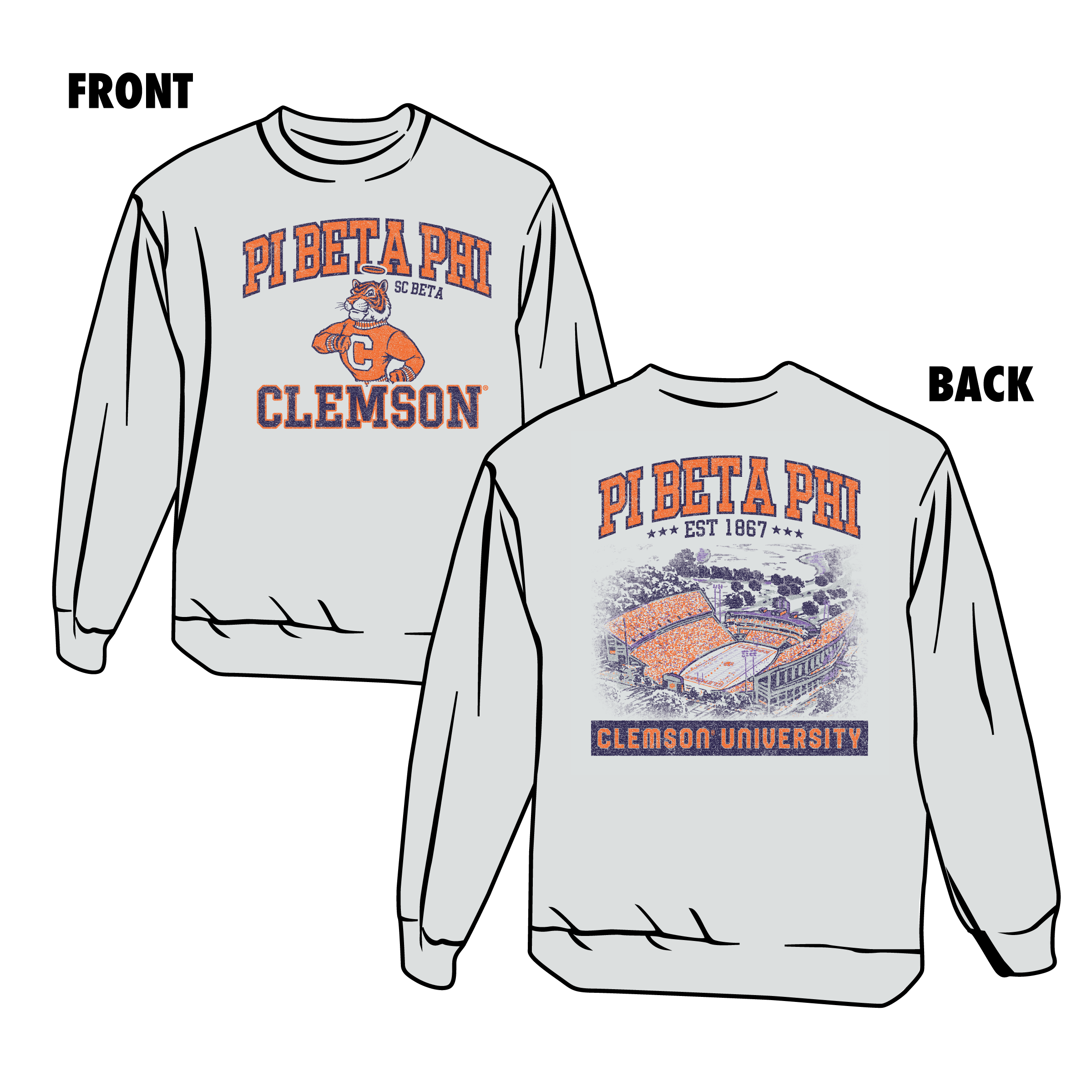 Pi Beta Phi-Crewneck