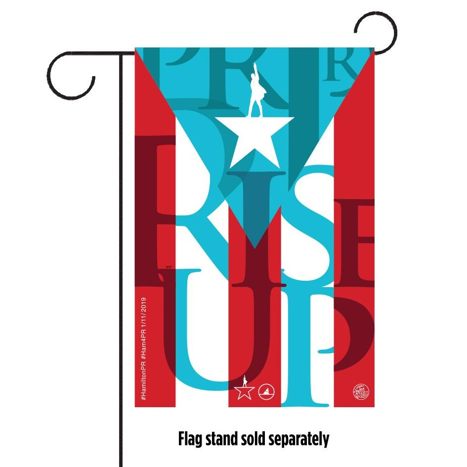 Hamilton Puerto Rico 12x18 Rise Up Garden Flag New Item