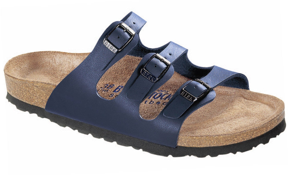 birkenstock florida soft footbed blue