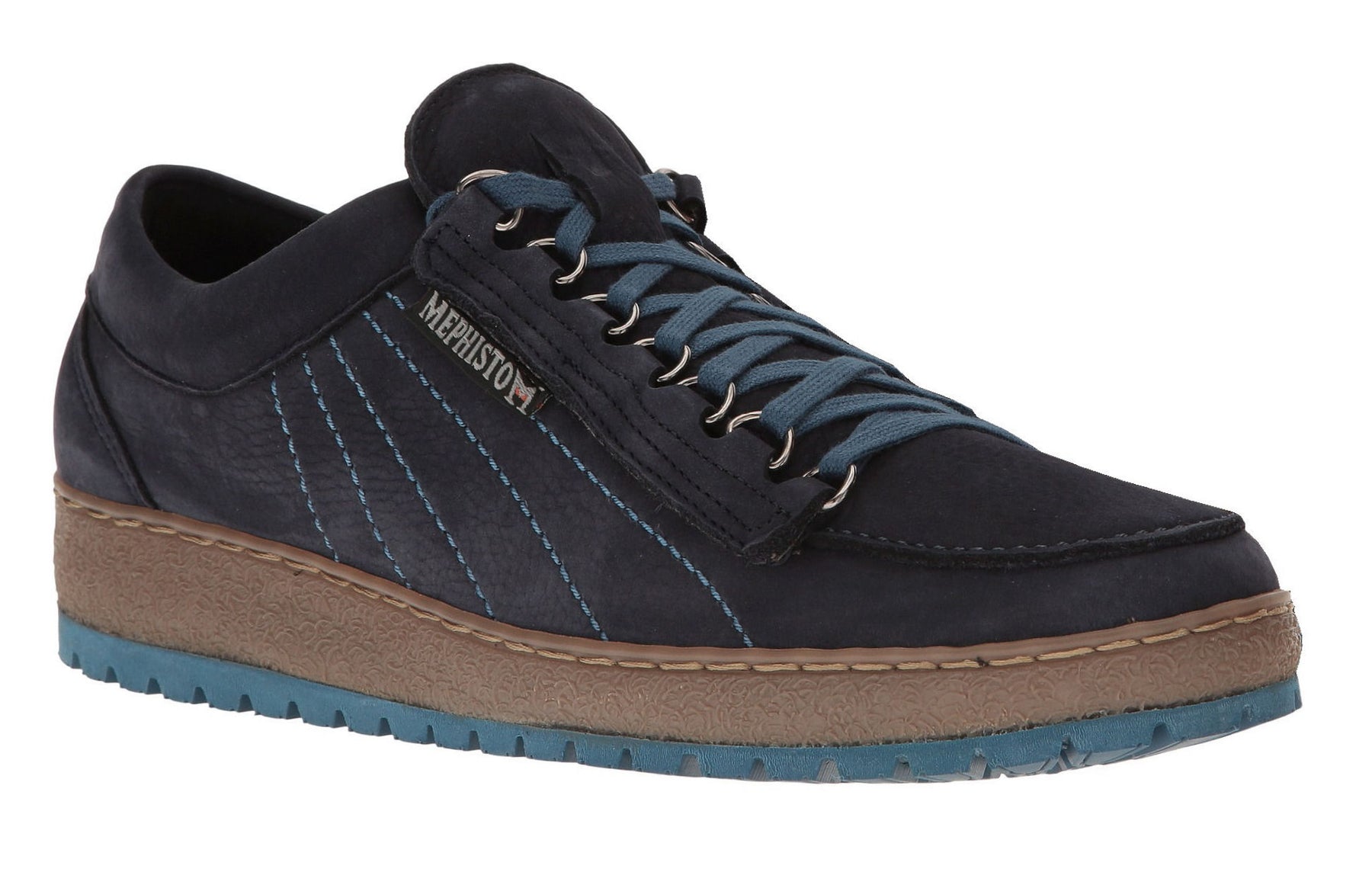 Rainbow Navy Nubuck | Mephisto | European Shoe Shop, Winnipeg