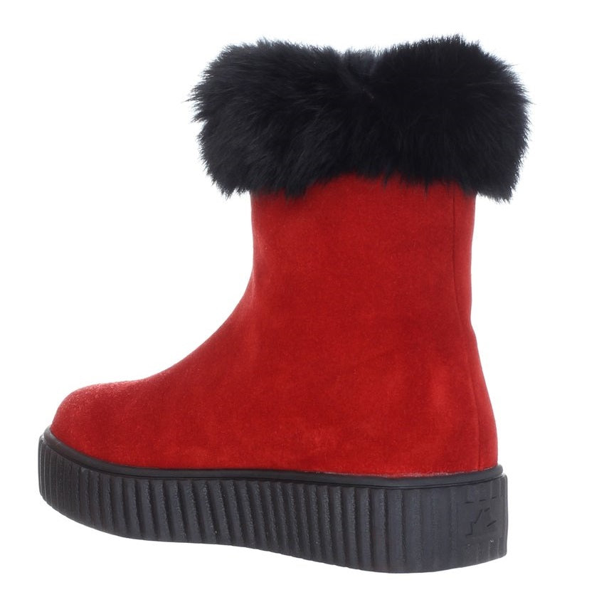 red pajar boots