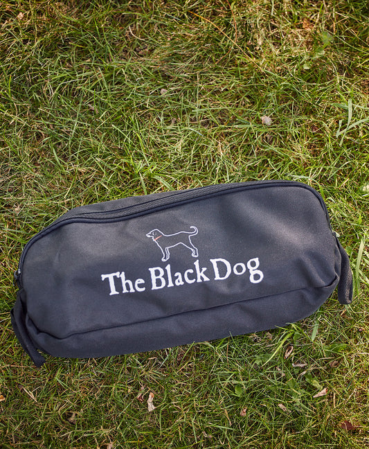 Classic Black Dog Rubber Mat Large