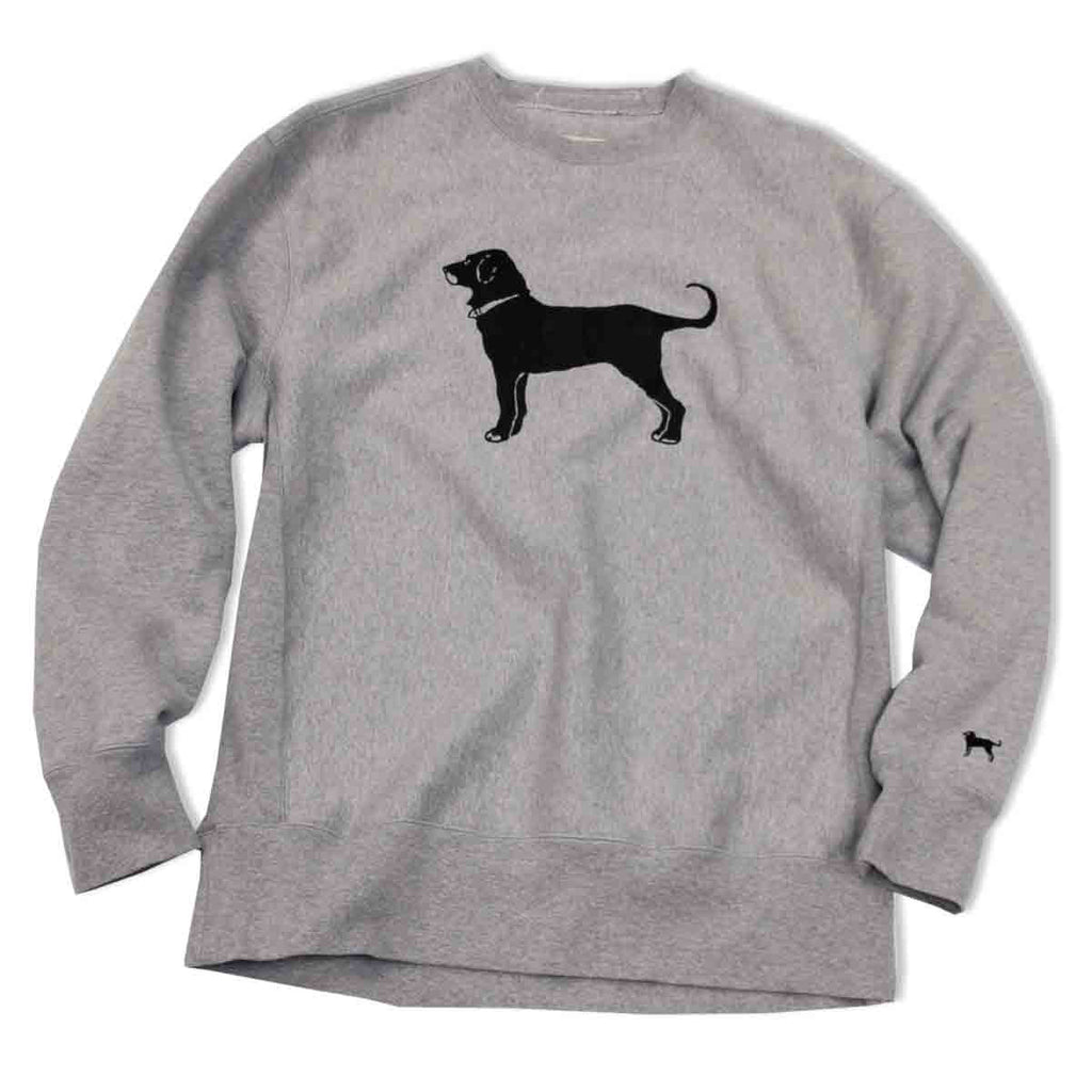 black dog sweatshirt