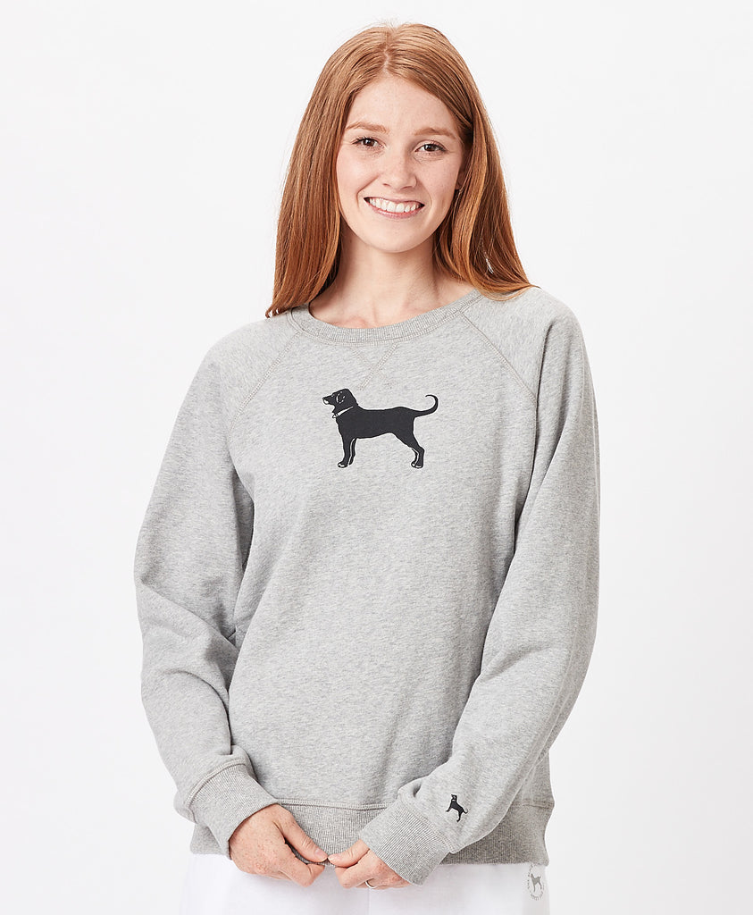 yellow black dog sweatshirt