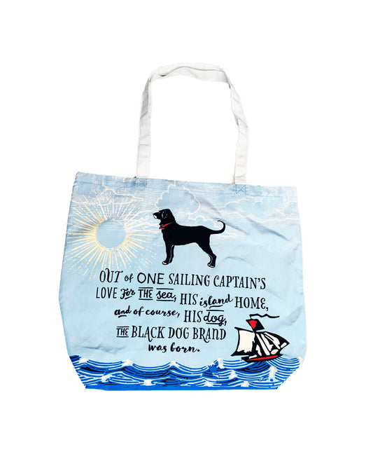 Canvas Tote Bag – The Black Dog