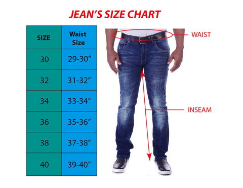 Size Charts – X-RAY JEANS