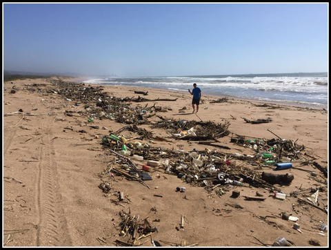 Our South African coastline is threatened by a continuous stream of waste, please consume responsibly. 