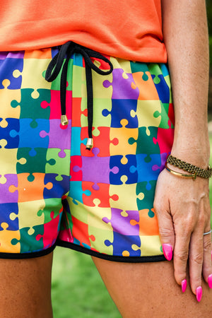 Totally Ausome Drawstring Everyday Shorts - The Salted Hippie Boutique