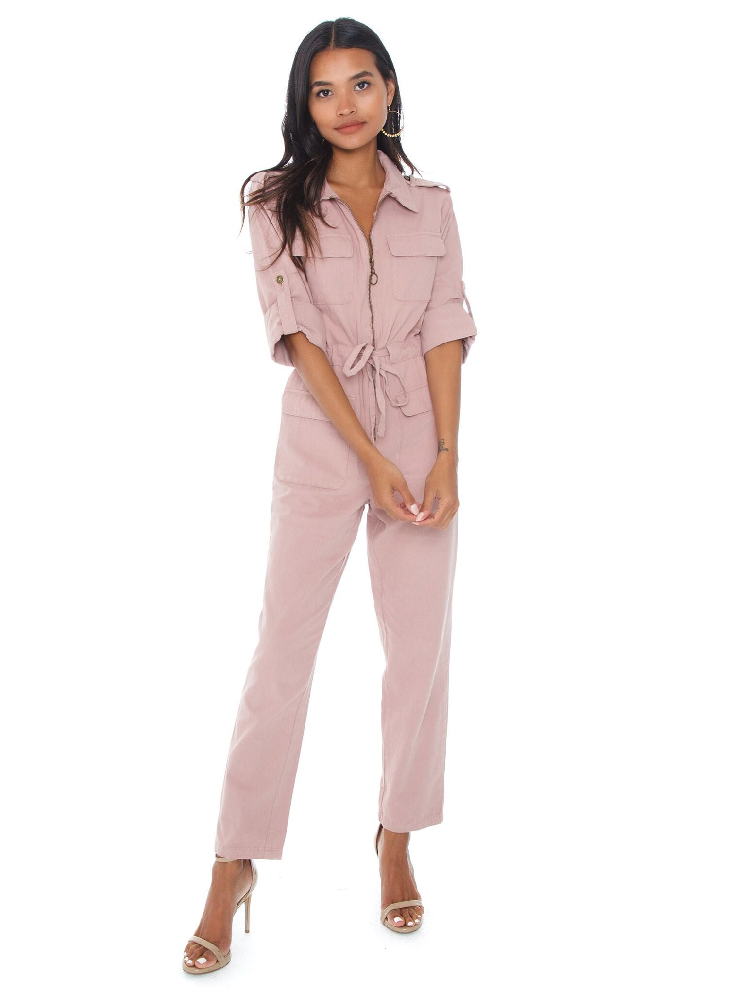 minkpink velvet jumpsuit