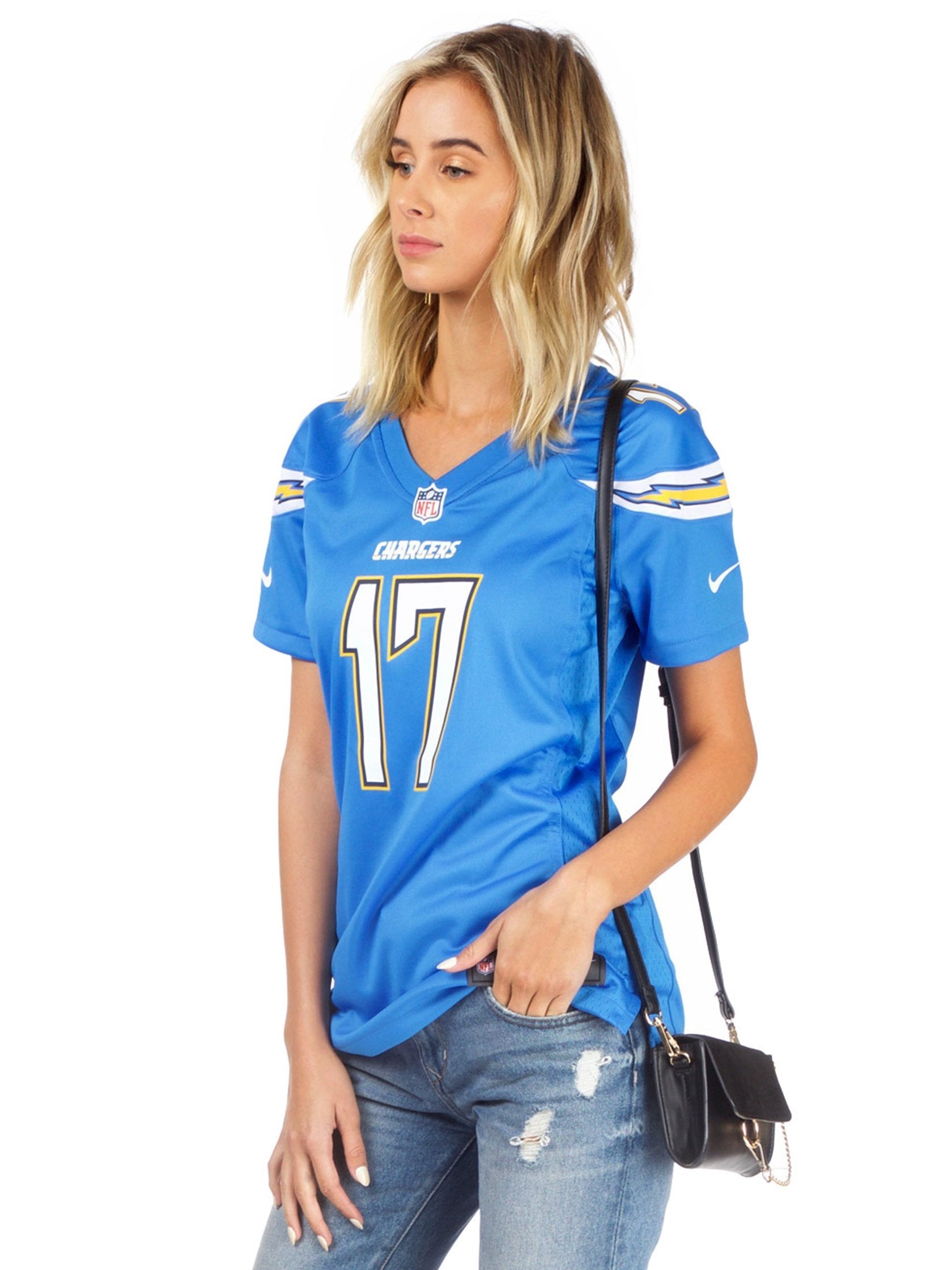 chargers female jersey