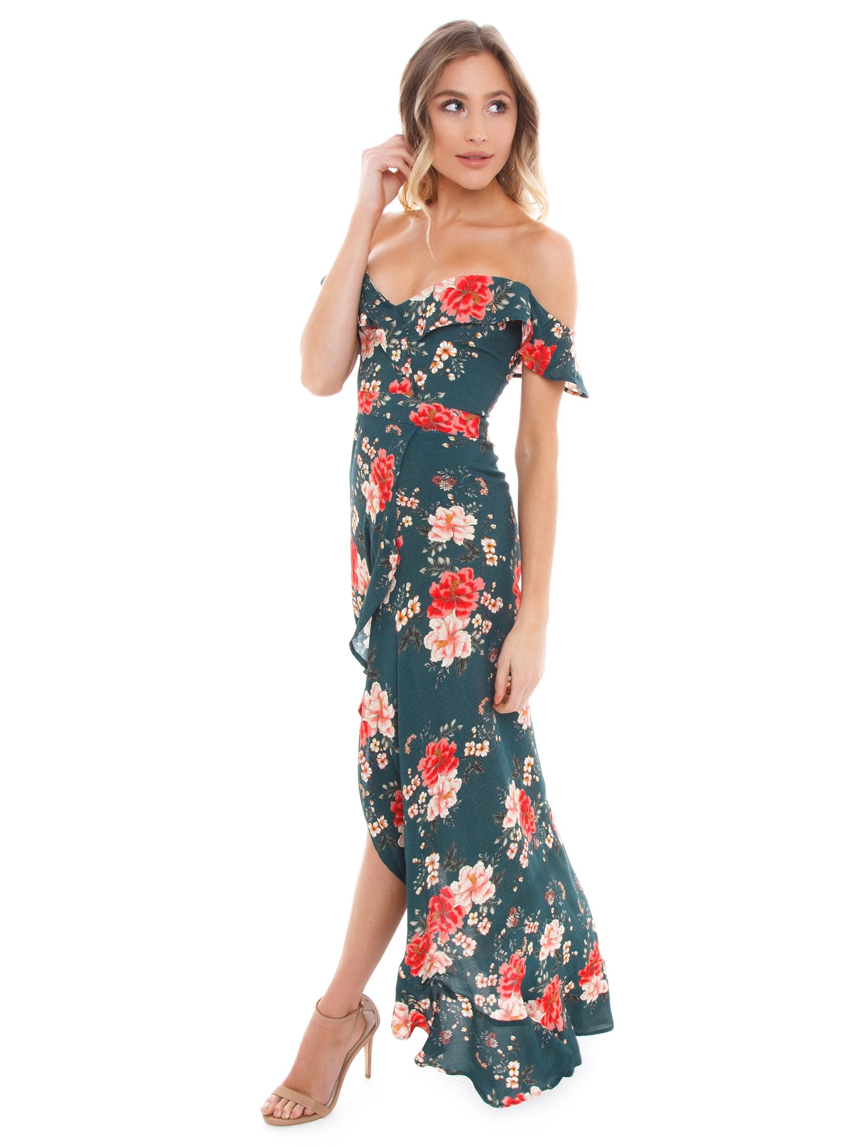 flynn skye all wrapped up maxi dress