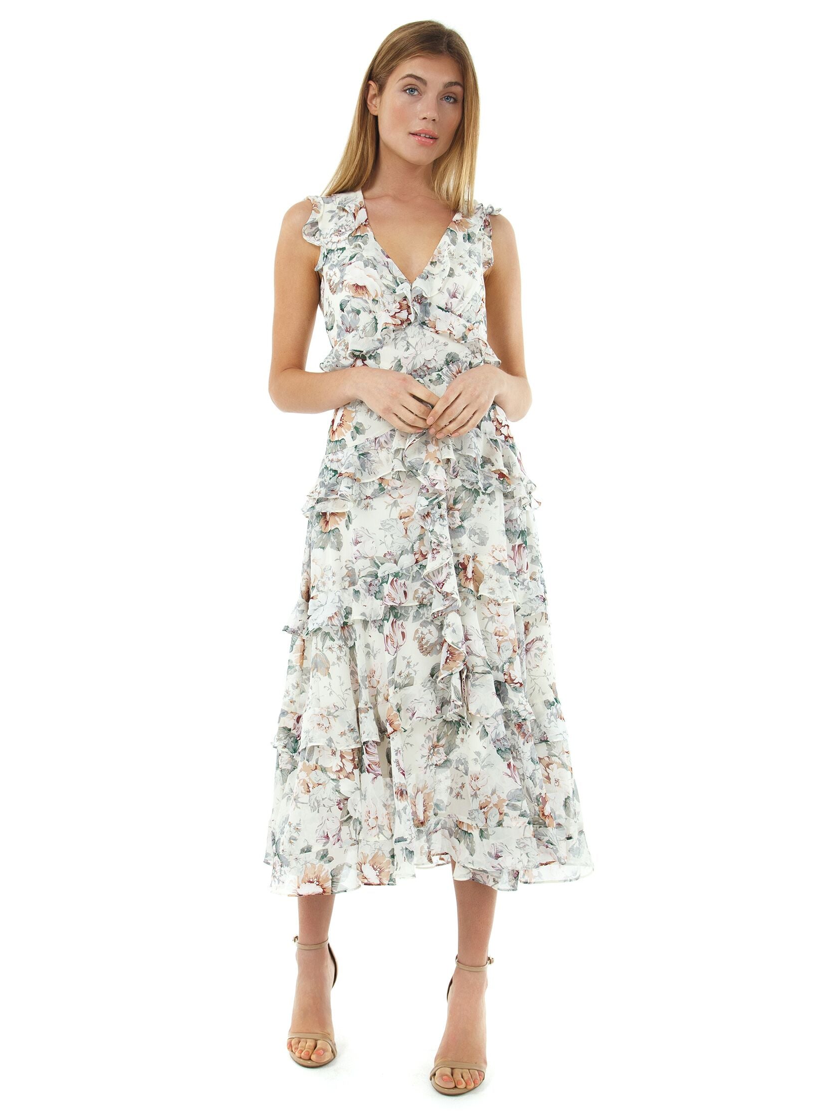 floral outfit female