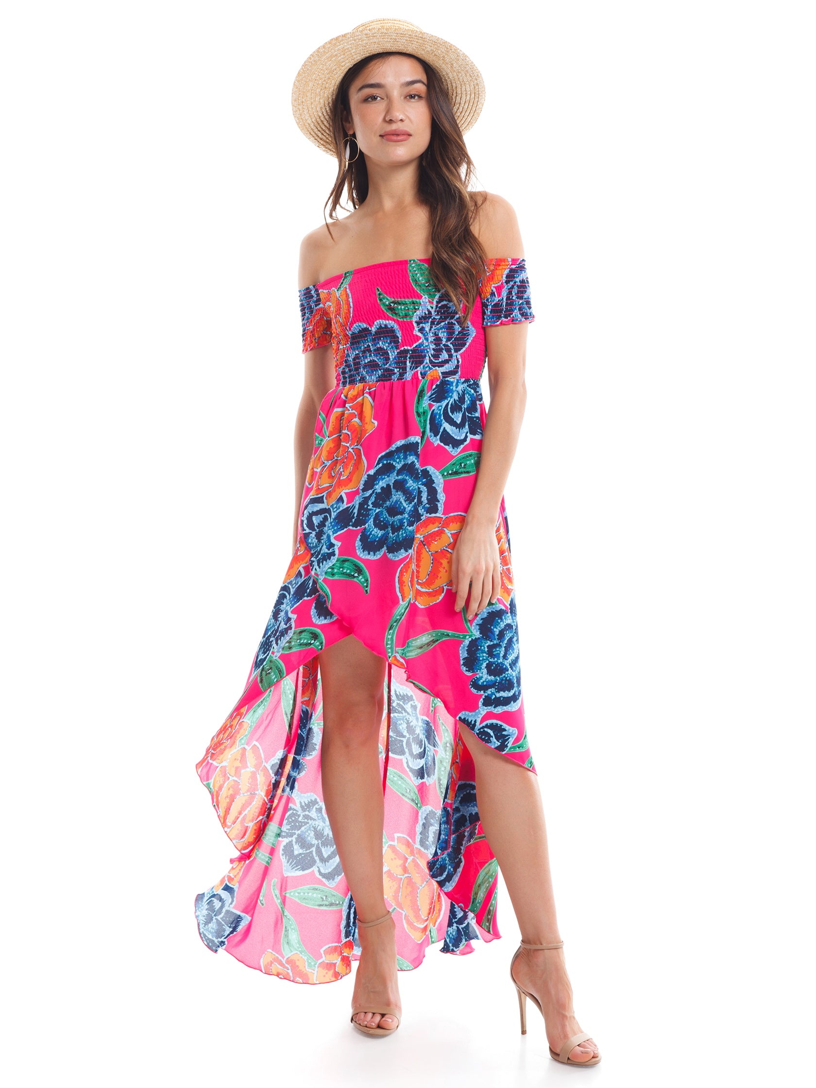 show me your mumu floral willa maxi