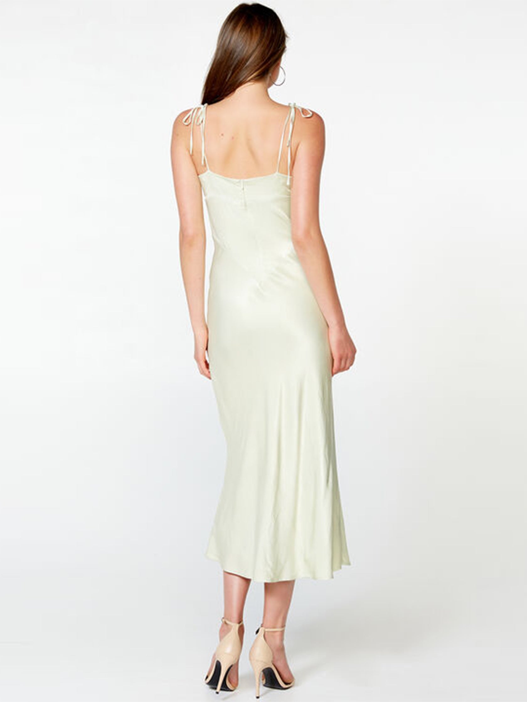 bardot velvet slip dress