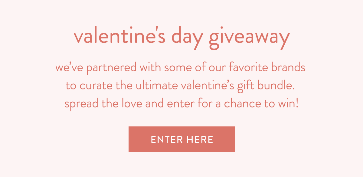 enter the valentine's day giveaway