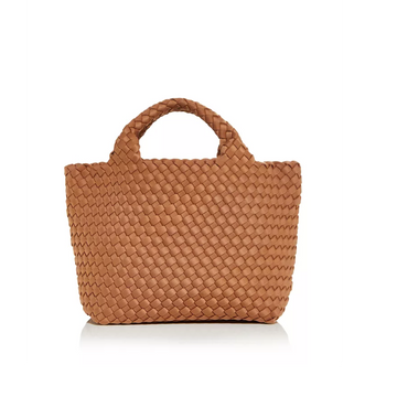 The Jacksons Woven Tula Lemon Tote Bag In Neutral