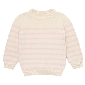 unisex soft pink knit sweater – minnow