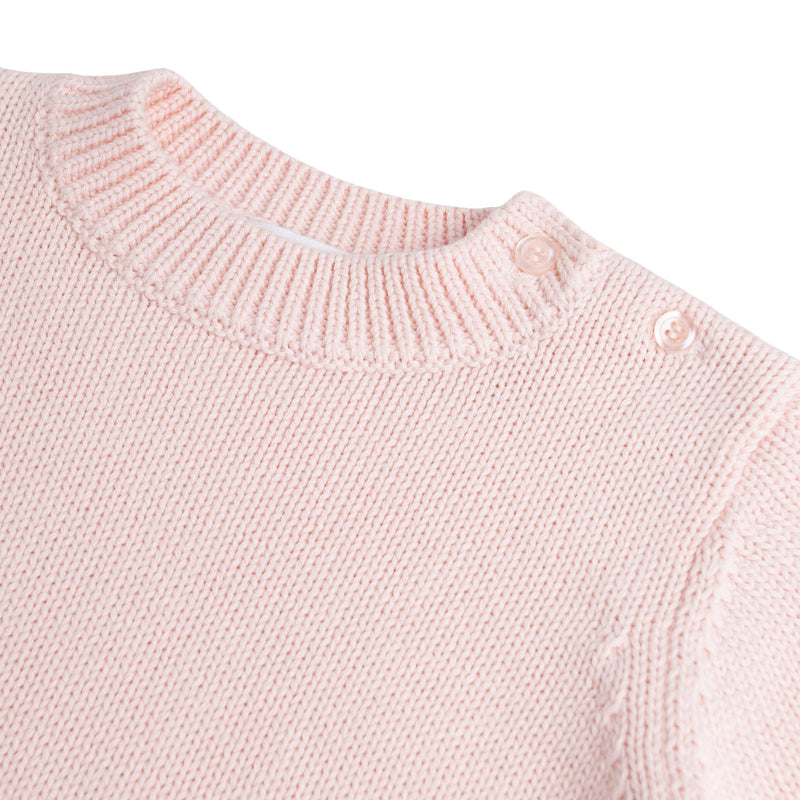 soft pink knit sweater – minnow