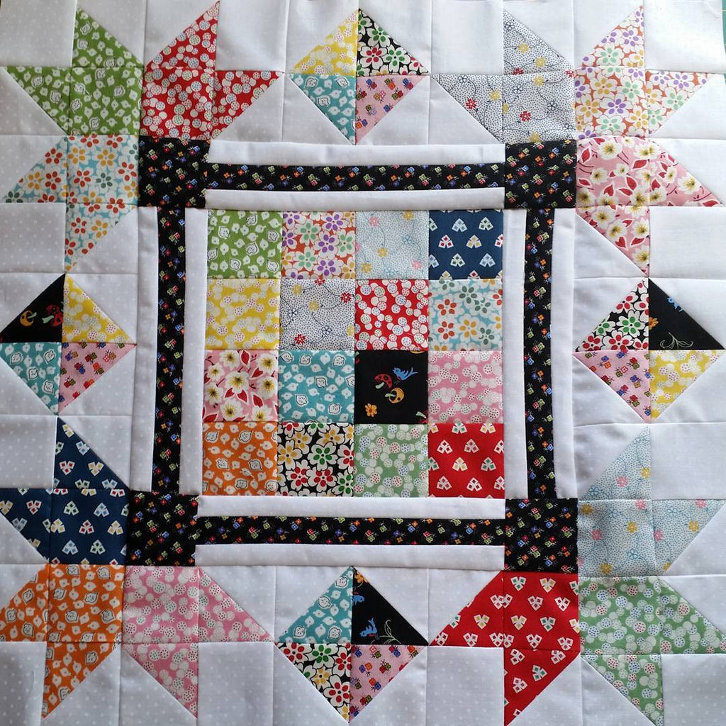Mini Quilt using Hope Chest 2 fabrics with a pattern from Carried Away ...