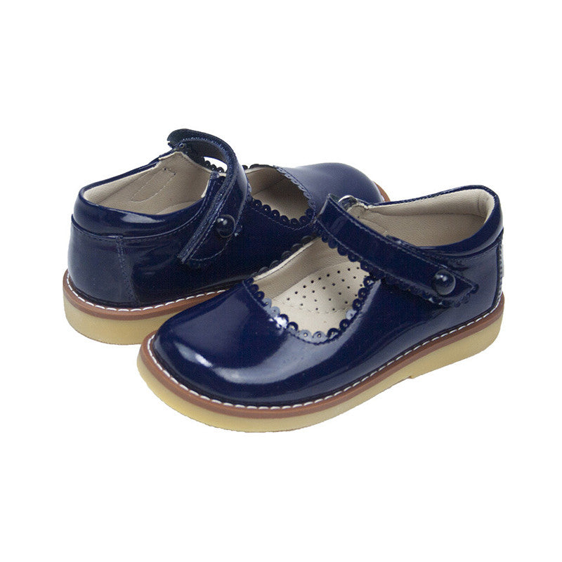 Shop Elephantito Patent Navy Mary Janes 