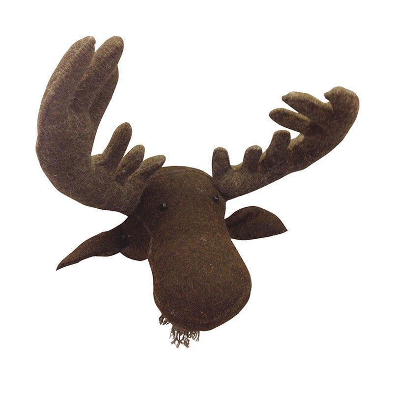 stuffed moose head