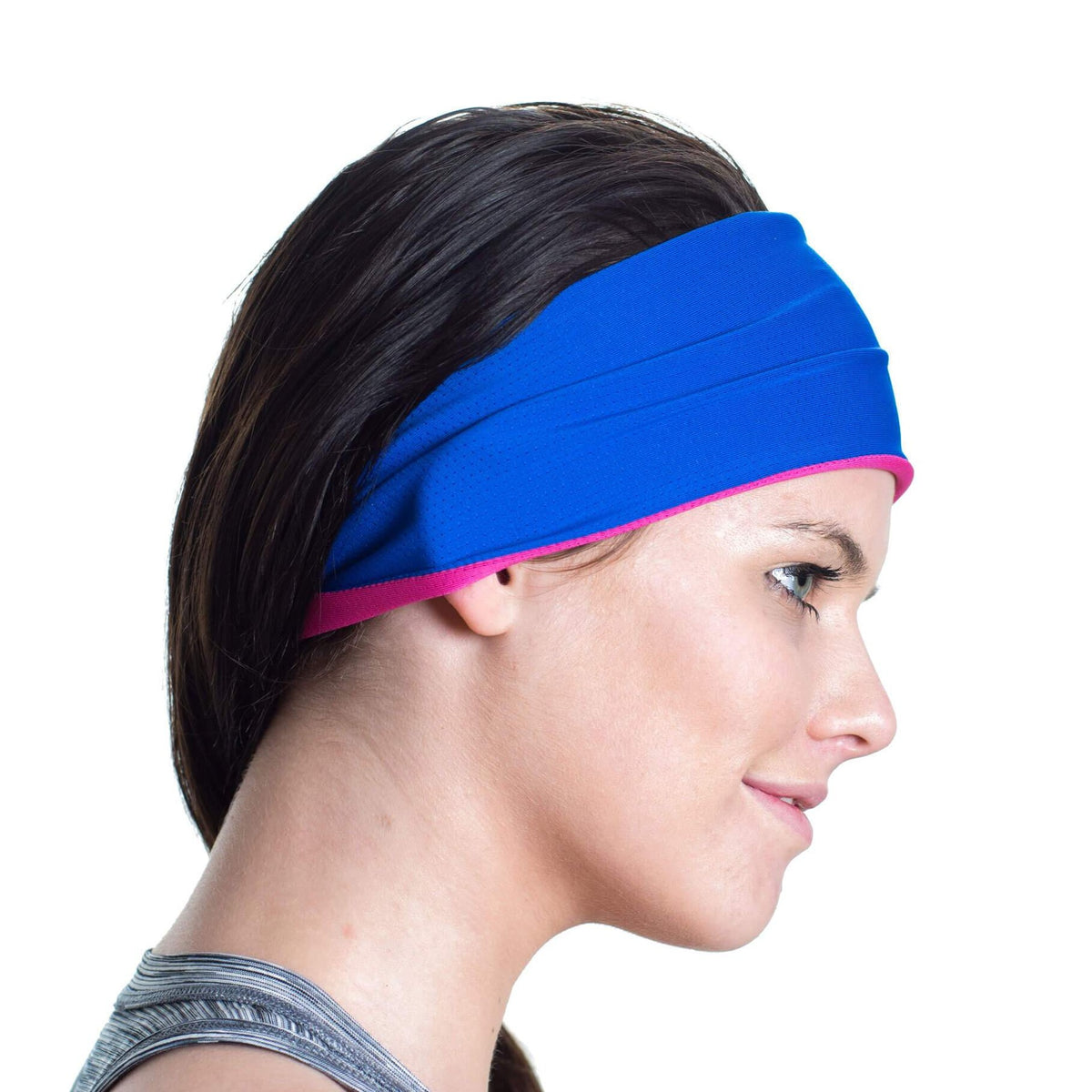 Reversible Sports Headband | Australian Made | Workout Sweatband - Red ...