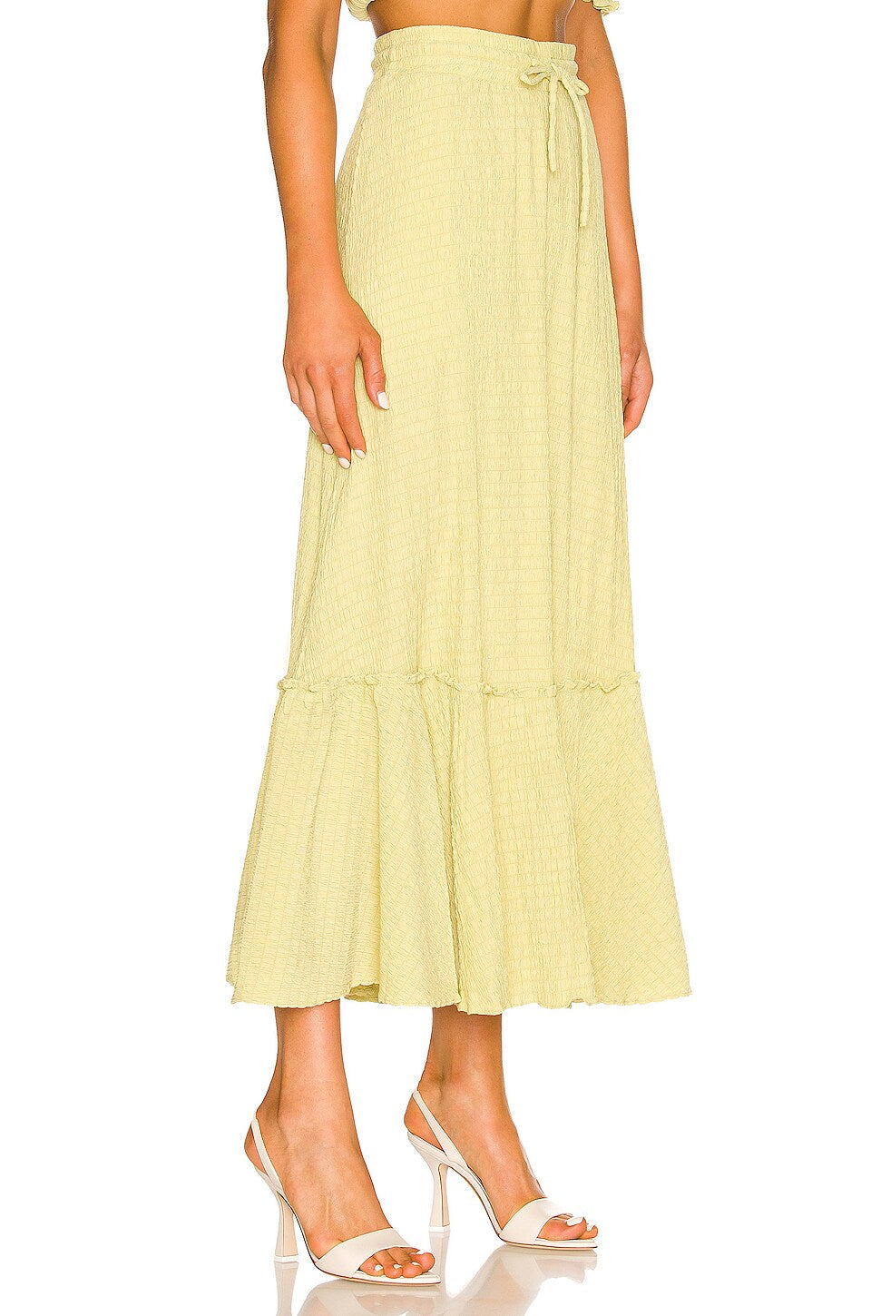 Charlie Skirt in Citrus Green – LPA (a Revolve Group company)